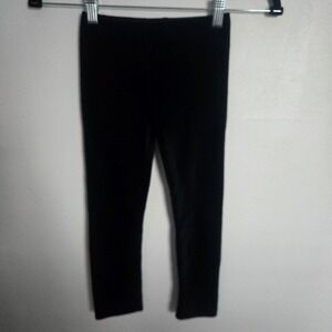 Black Corduroy Leggings Stretch Pull On Pants Size 5